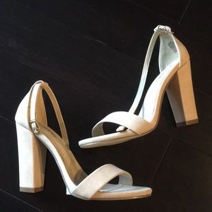Suede High Heels Sandals